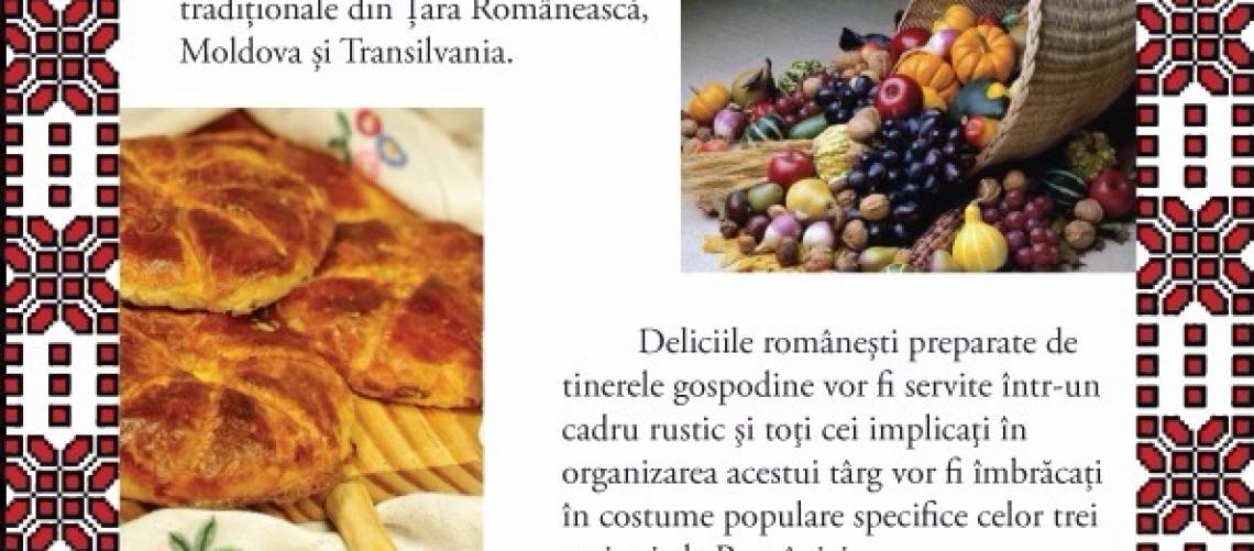 Targul de placinte traditionale romanesti