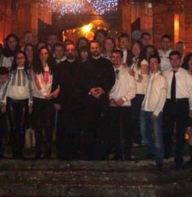 Membrii organizatiei Orthodox Mission Network la Biserica Sfantul Antonie